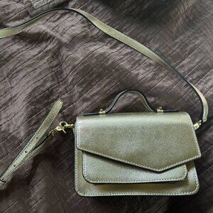 Botkier Cobble Hill Gold Crossbody Bag